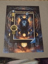 Ravensburger Puzzle 500 Teile Leuchtender Wolf 2019 Starline Leuchtet im Dunkeln