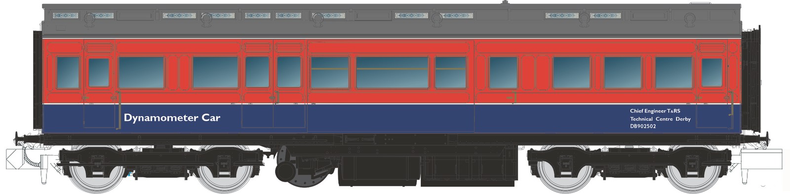 Rapido 955004 RTC Dynamometer Car No.DB99502 - N Gauge