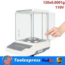 Digital Electronic Analytical Balance Precision Lab Scale 120 x 0.0001g 0.1mg