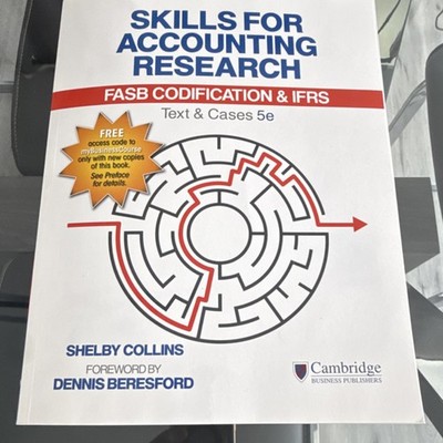 Skills for Accounting Research 5th Edition Paperback 2018 Shelby Collins 