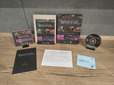 Unreal PC Big Box 1998 Erstausgabe - Komplett CIB Deutsch - Top Zustand