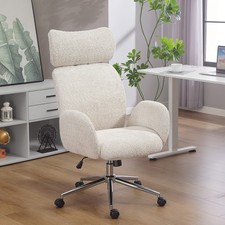 Desk Chair with Adjustable Headrest, Spring Pack, Office Chair Refurbished