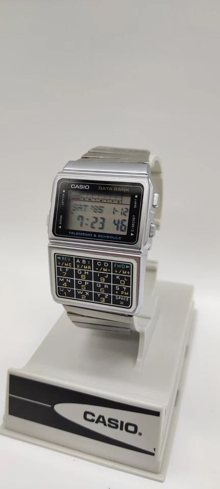 Orologio Casio DBC-610 Data Bank Telememo Calcolatrice Vintage made in Korea 1985 - Immagine 3 di 4