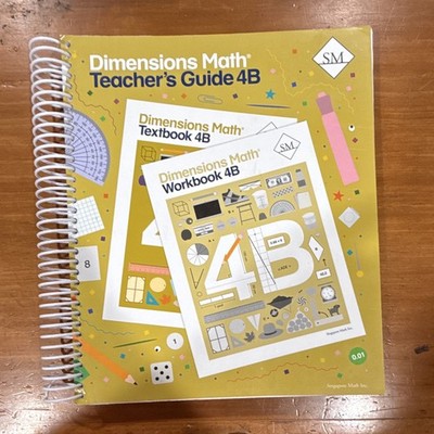Singapore Math Inc. Dimensions Math Teacher s Guide 4B Spiral Bound