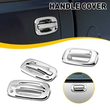 For Silverado Chevy /GMC Chrome Sierra 2* Door +Tailgate Handle Lever Cover Trim