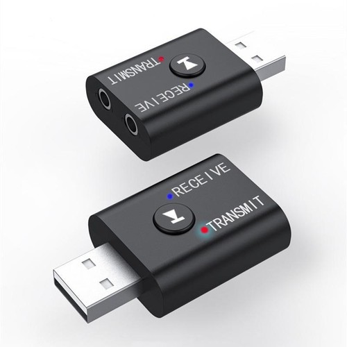 Adapter Aux USB 3.5mm Bluetooth 5.0 2in1 Sender Empfänger Auto Kabellos Aud ≥