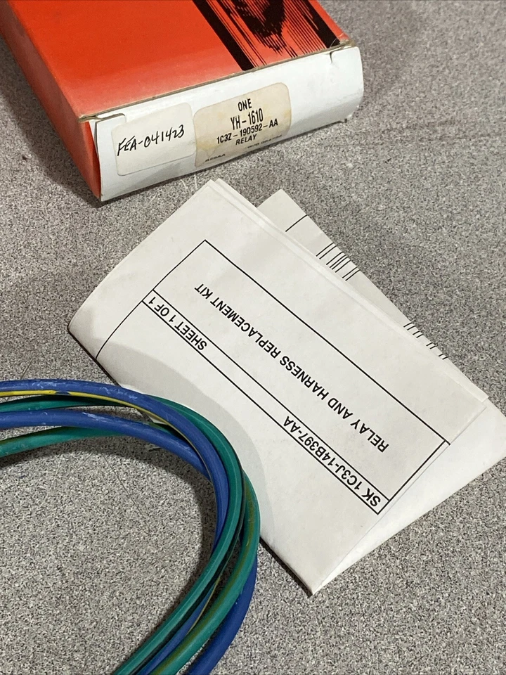 ¡Ford genuino! Interruptor de control del calentador de relé - (control de temperatura) YH-1610 1C3Z-19D592-AA Foto 2 de 4
