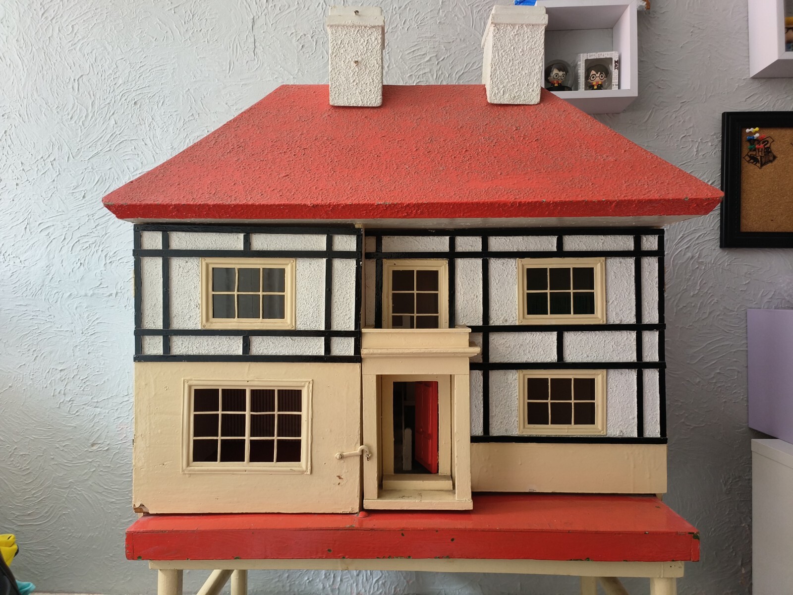 Large Vintage Antique 1930s? Dolls House Repair Restoration Project CW
