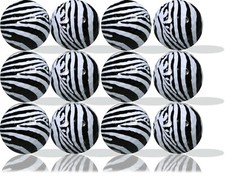 Zebra Golf Balls 12 Pack - Great Gift Idea