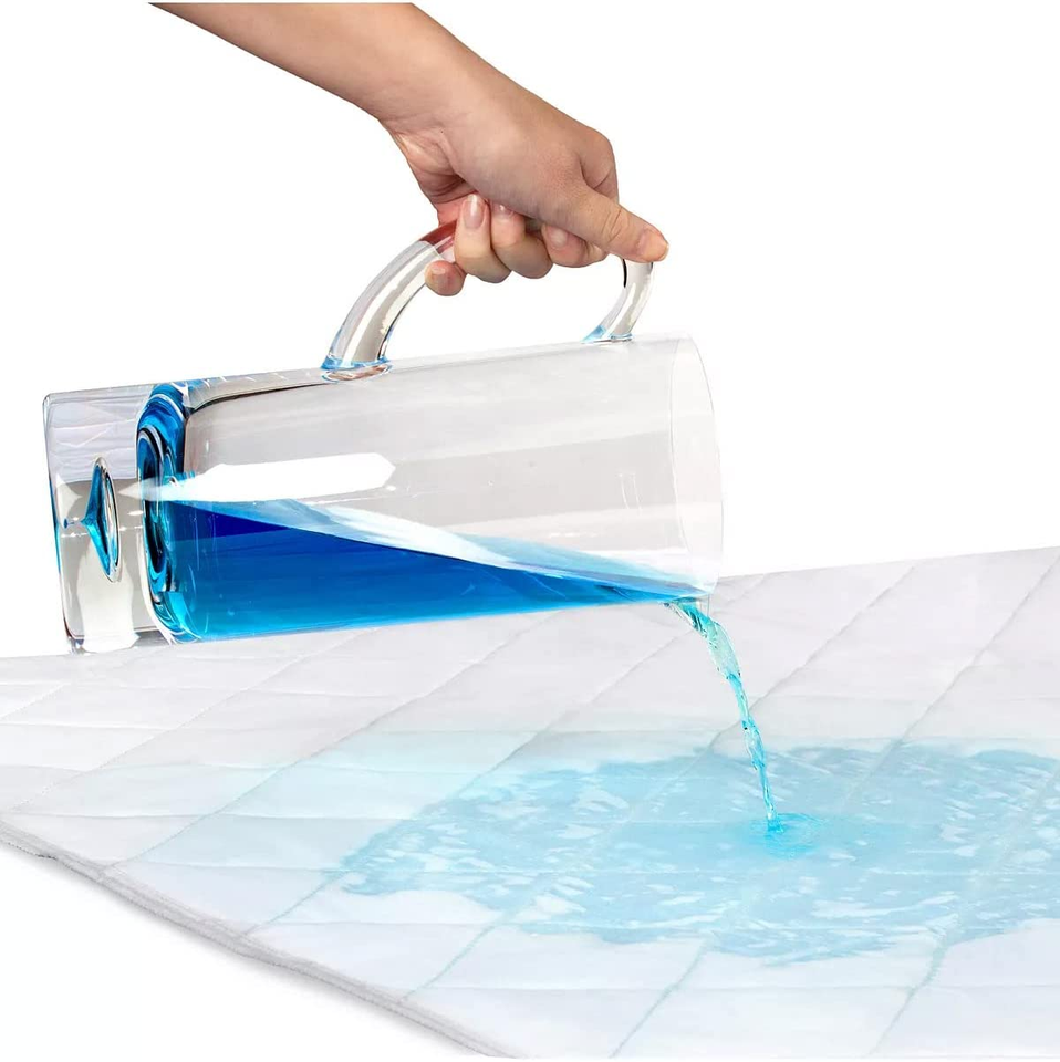 Cot Size Mattress Pad Waterproof Quilted,Cotton Top Soft Protector