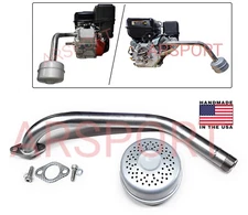 Exhaust pipe Muffler Compatible for Predator Max 459, Ezgo txt golf cart etc