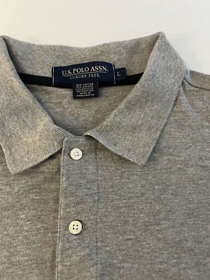 Polo Ralph Lauren Men's Polo Shirt Size L Gray Short Sleeve | eBay