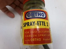 Vintage Orthos Spray-Ette 2, Garden Sprayer Jar,
