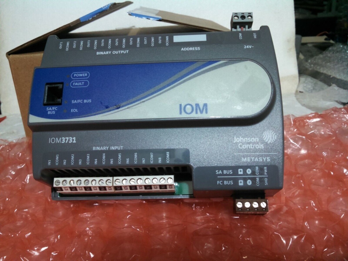 Johnson Control IOM3731-0A Input 8 Output 8 Module PLC DCS