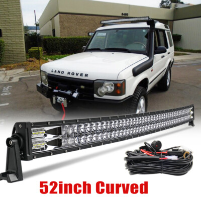 Fits Land Rover Discovery 1 & 2 52'' Curved Led Light Bar Arbeitsscheinwerfer