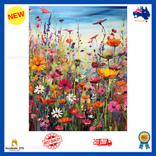 Paint by Numbers Kits for Adults, Wild Flowers Paint by Numbers Kits,Adult Paint