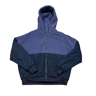 Rare Alo Yoga Fleece Colorblock Full Zip Hooded Jacket Women's Small | eBay