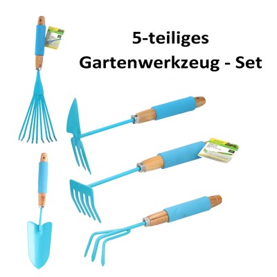 Gartenwerkzeug Set 5 Tlg Gartenschaufel Gartenhacke Gartenharke Rechen Kralle Ebay