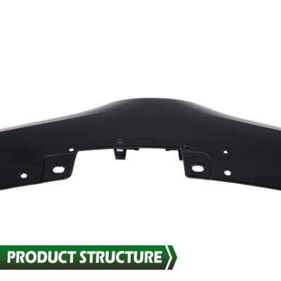 Front Upper Grille For 2016-2018 Toyota RAV4 - Black With Chrome Trim, Direct Fit