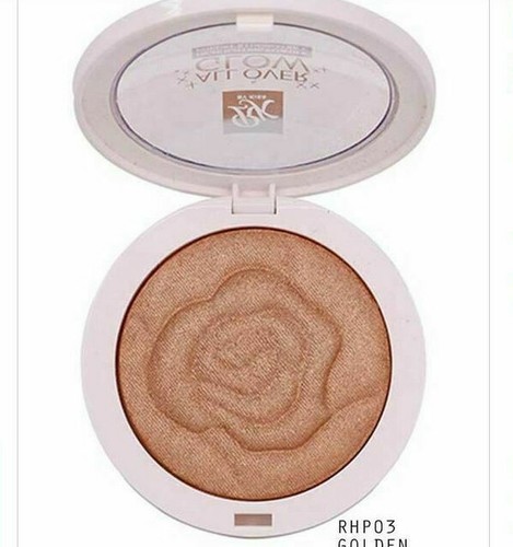 RUBY KISSES BY KISS ALL OVER GLOW HIGHLIGHTING POWDER *NEW* 0.14oz - Picture 3 of 5