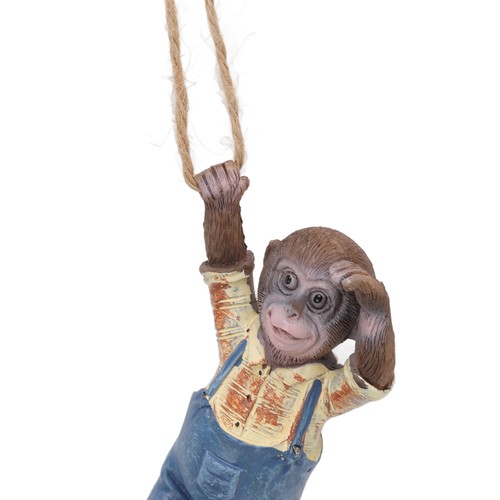 Garden Monkey Statues Cute Simulation Resin Hanging Monkey Garden Ornament Fo - Picture 19 of 22
