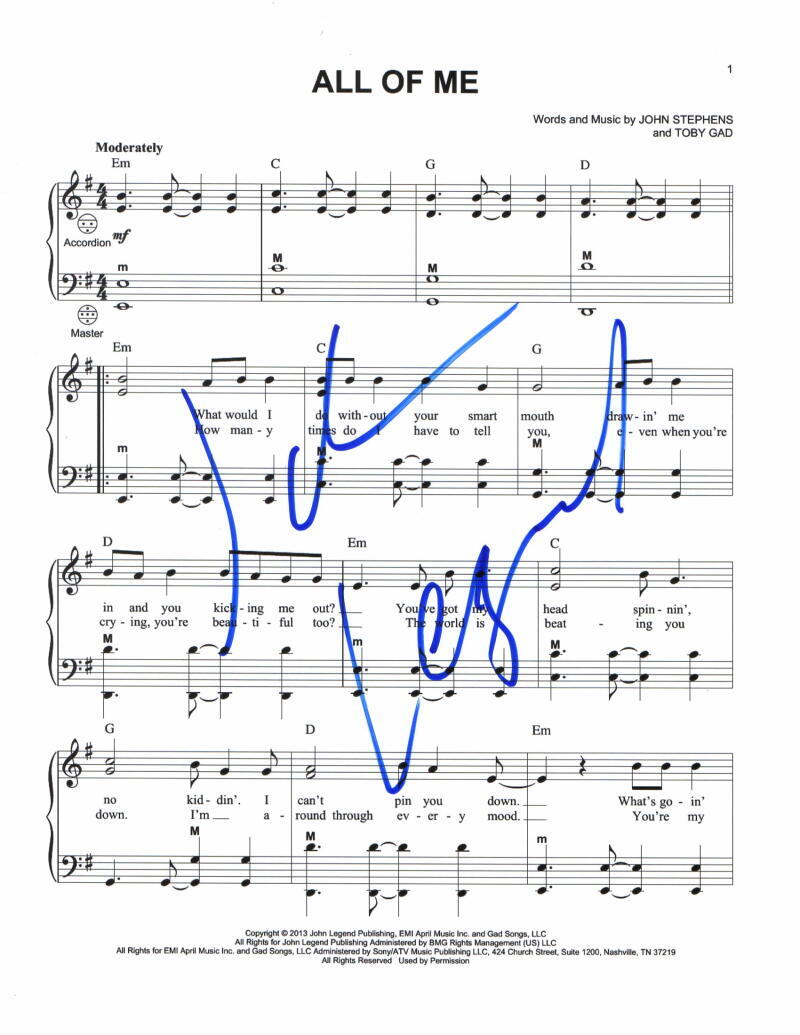 Sheet Music Search Me Lord Ricky Dillard All Of Me Sheet Music John Legend