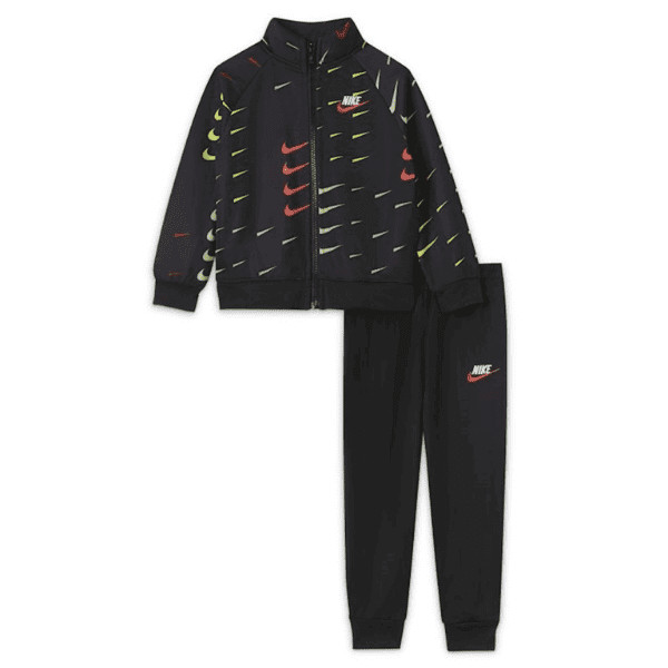 Chándal Nike Bebé Niño Negro 2 Piezas DD4458-010 Estampado Deportivo Oferta