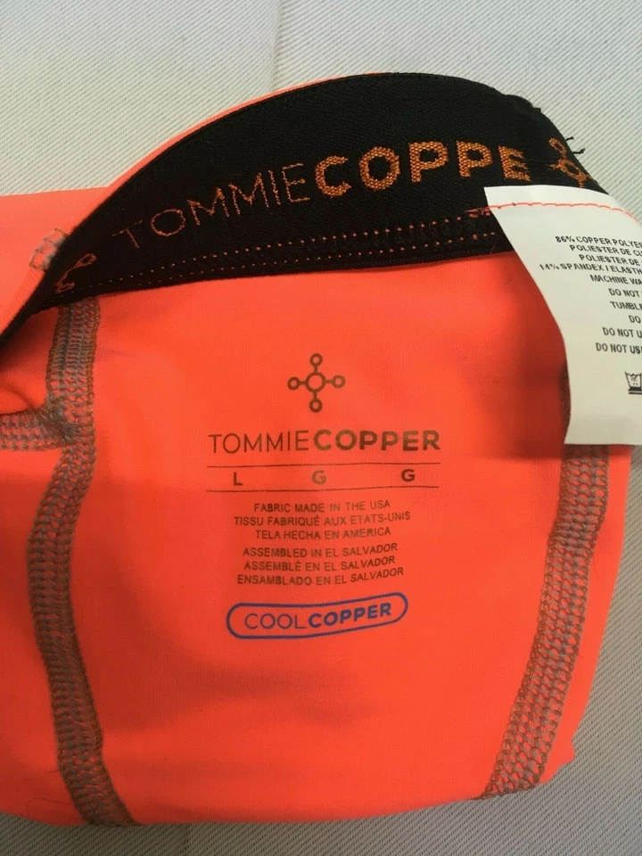 THREE (3) Tommie Copper Women's Performance Boost Elbow Sleeve  L/Safety Coral - Image 3 of 4