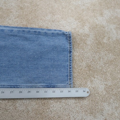 Hollister Classic Straight Leg jeans Men's 30x34 Blue Denim Button Fly - Picture 10 of 11