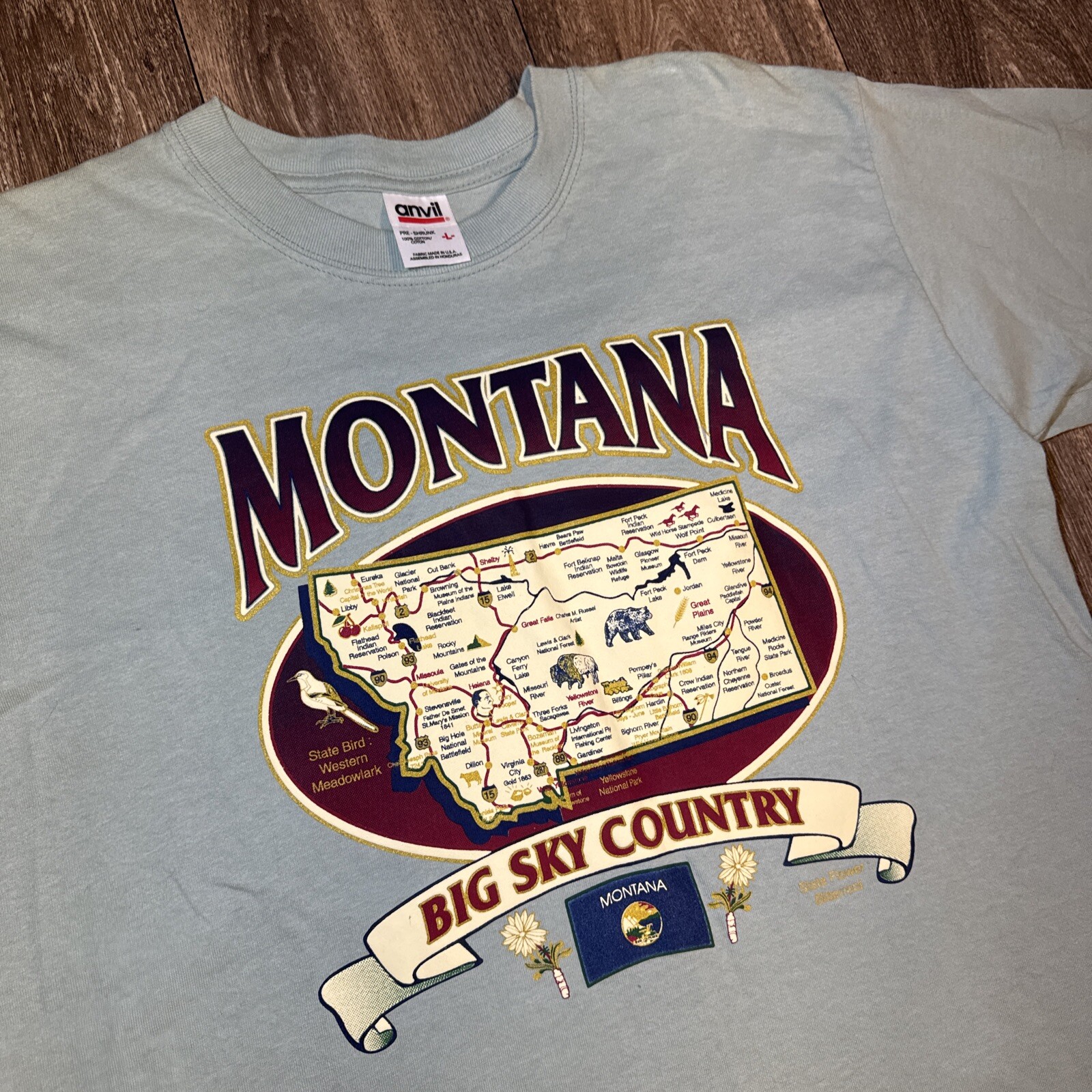 Vintage Montana Big Sky Country Tourist Yellowstone L… - Gem