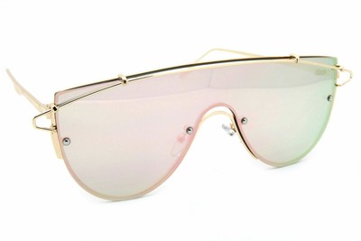 designer mirrored aviator sunglasses