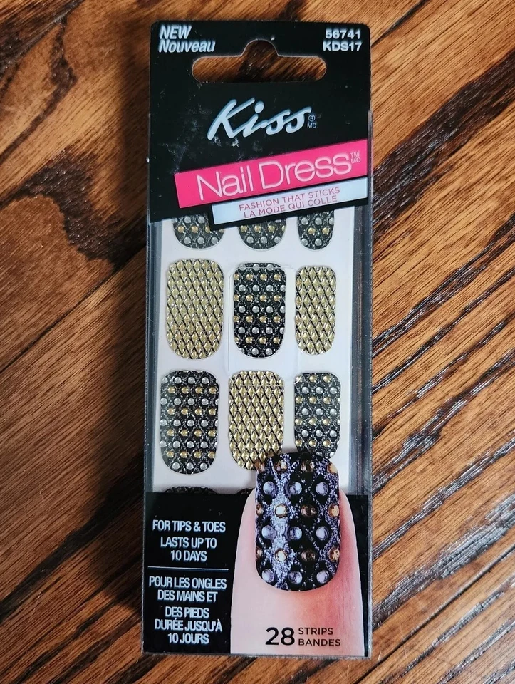 NEW *3* Nail Art Kits KISS Nail Artist Metallic & Nail Dress imPress Nail Covers - Изображение 2 из 4