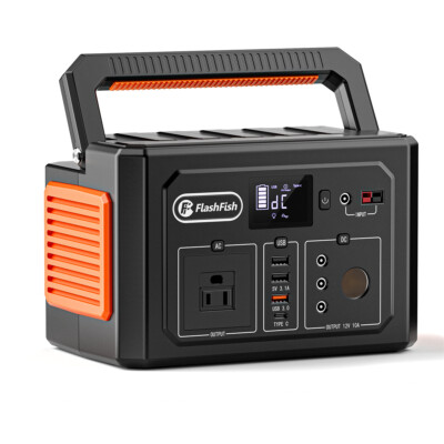 Flashfish 400Wh K53 Portable Power Station 400W Solar Generator Li-ion Battery