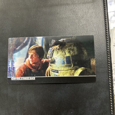 Star Wars The Empire Strikes Back 3d 2010 WideVision Topps #19 Luke R2-D2