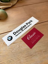 Douglas Park BMW Hamilton, Glasgow, Scotland Dealer Sticker Reproduction - RESTO