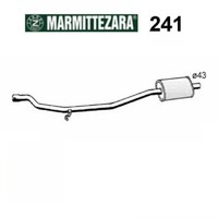 Zentraler SchalldäMpfer Fiat 131 Diesel Zara FüR 4393775