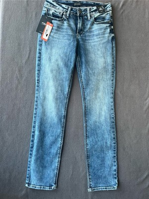 Silver  Jeans Suki Curvy Fit Mid Rise Straight Leg Size/Inseam28/31 NEW