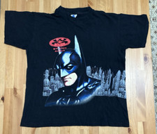 Vintage, Rare 1997 Youth Batman Robin, Mr. Freeze All Over Print Movie Shirt