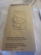 Bodyprox Knee Brace with Side Stabilizers Patella Gel Pads, New