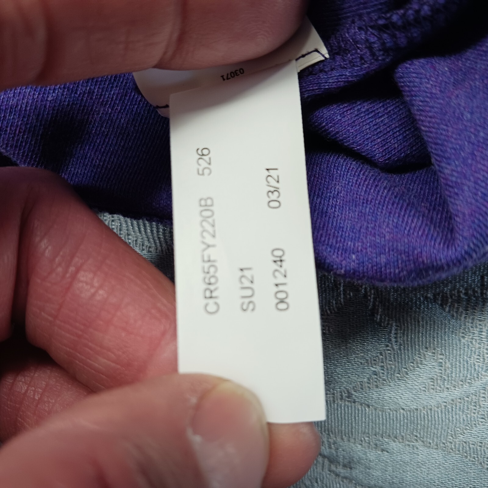 Michael Kors MK Shirt Greenwich Liquid Cotton Purple Polo Mens Size Large thumbnail 7