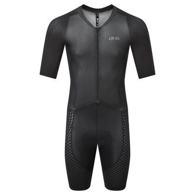DHB AERON LAB RACELINE KURZARM SPEEDUIT - HERREN XL - SCHWARZ - UVP 200£