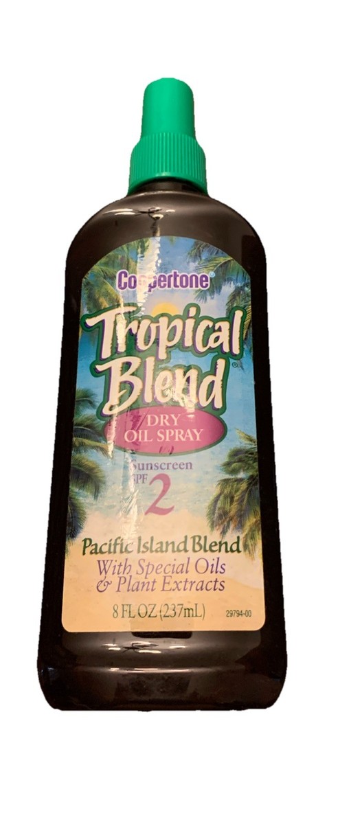 日焼け止め Coppertone Tropical Sandfree Dry Oil 1) Coppertone Tropical Blend Dry Oil Spray SPF 2 8 Fl Oz New