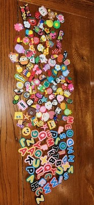 Jibbitz CHARMS 148 TOTAL CROC SHOE CHARMS BOG BAG CHARMS