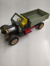 Vintage Ford Flat Bed Truck Japan Tin Friction 11  Length