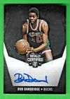 BOB DANDRIDGE 2015-16 PANINI CERTIFIED AUTOGRAPH AUTO CARD #'D /49 BUCKS NBA