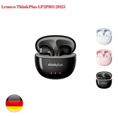 Kopfhörer Lenovo ThinkPlus LP2 Pro 2025 Bluetooth In-Ear USB-C Ladecase Kabellos