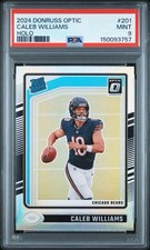 2024 Panini Donruss Optic - Rated Rookie Caleb Williams #201 Holo Prizm RC PSA 9