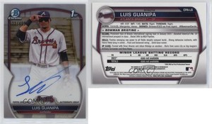 2023 Bowman Chrome Prospect Auto Refractor /499 Luis Guanipa #CPA-LG Auto