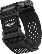 Rugged Nylon Band for Apple Watch Ultra 3/2/1 Series 11 10 9 8 7 6 5 4 SE/3/2/1