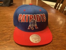 BNWT New England Patriots Mitchell  Ness Vintage Collection Snapback Hat / Cap